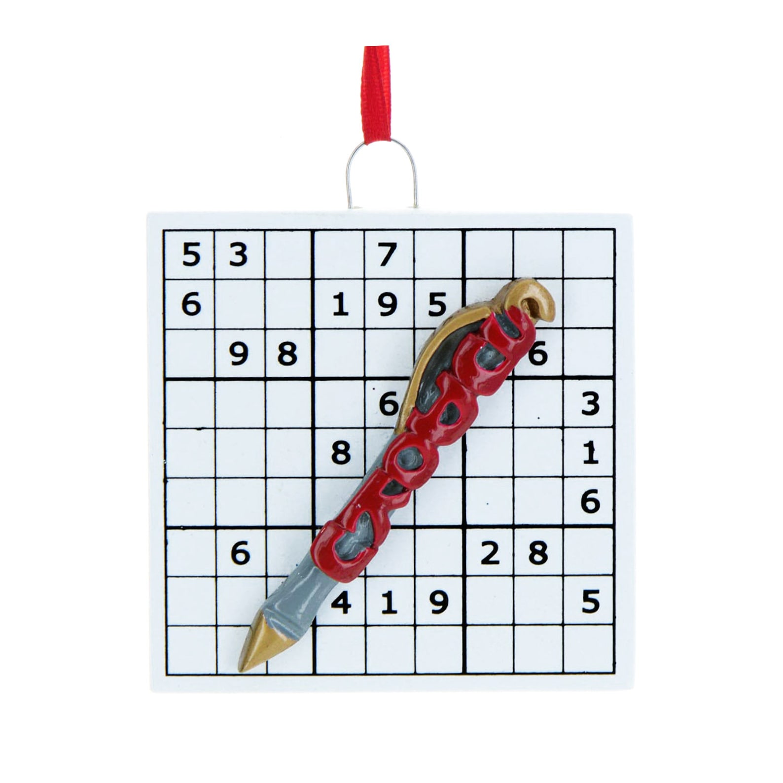 Personalized Sudoku Ornament Board Games Christmas Ornament Etsy