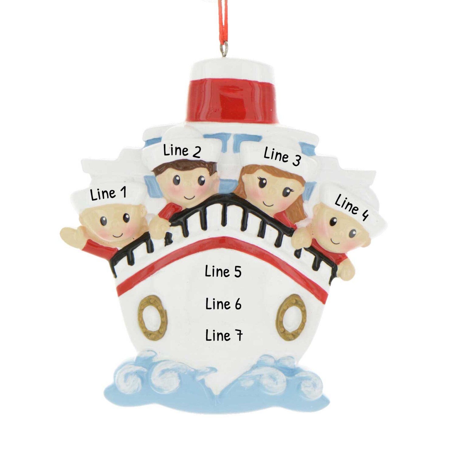 Personalized Cruise Ship Family Ornament Cruise Family Etsy