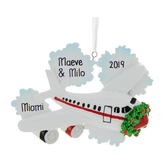 airplane christmas ornament