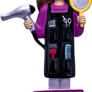 Personalized Hairdresser Ornament ~ Hairstylist Gift