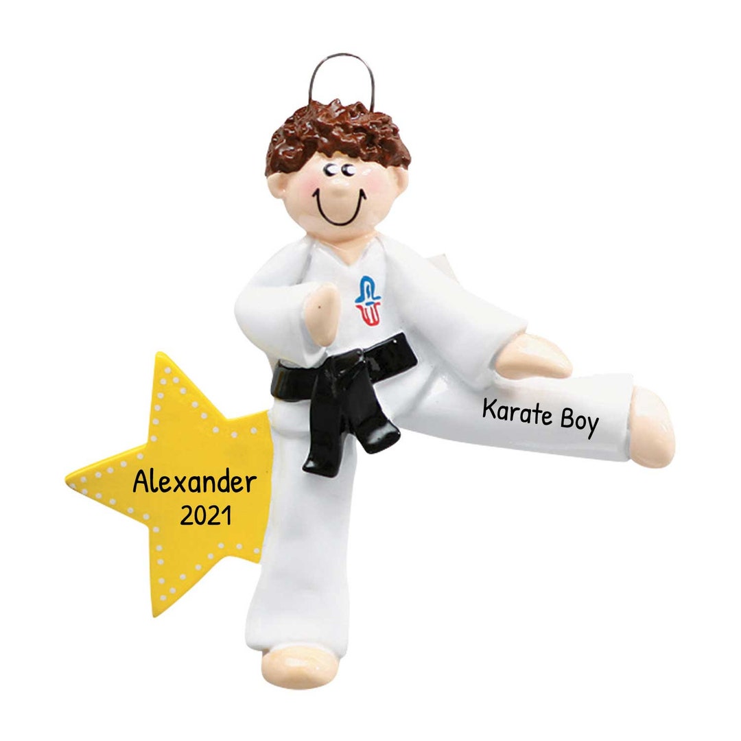 Personalized Martial Arts Ornament Karate Ornament Etsy