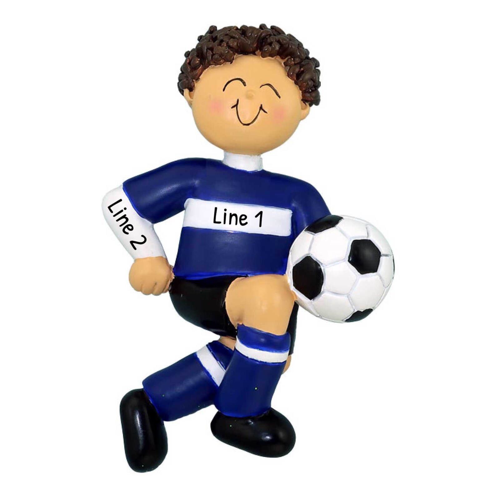 Personalized Soccer Ornament Soccer Christmas Ornament Etsy