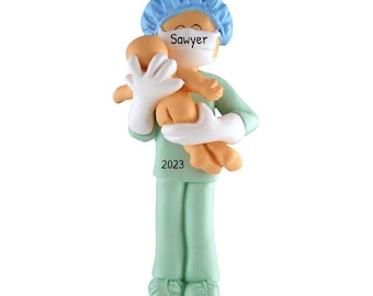 Personalized Medical Ornament, Labor And Delivery Nurse, Obgyn Ornament, Doctor Ornaments, Personalized Nurse Ornament, Best Gift For Nurse