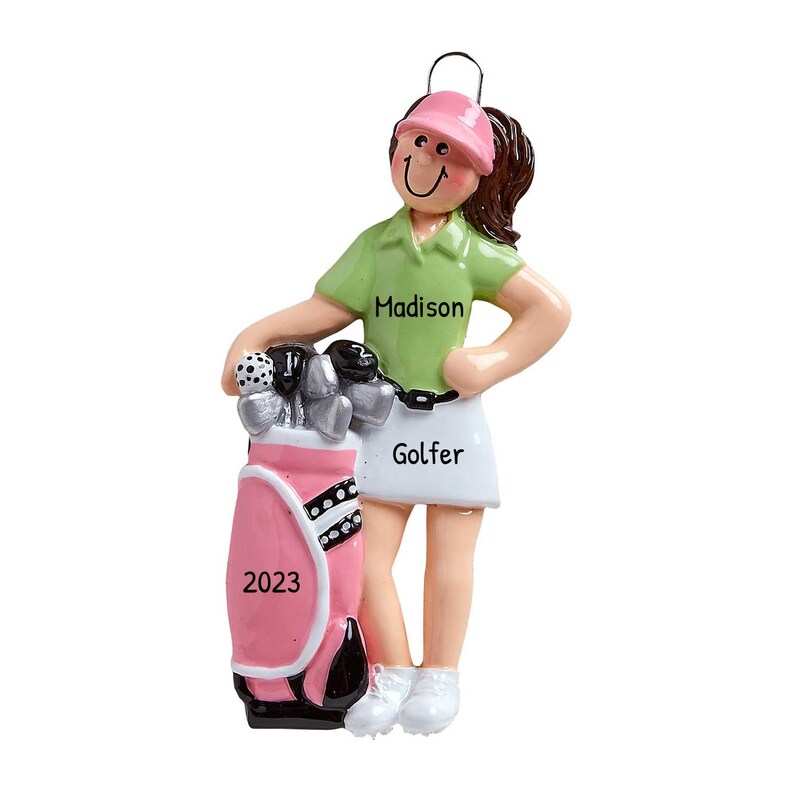 Personalized Golf Ornament Golfer Christmas Ornament Custom Etsy