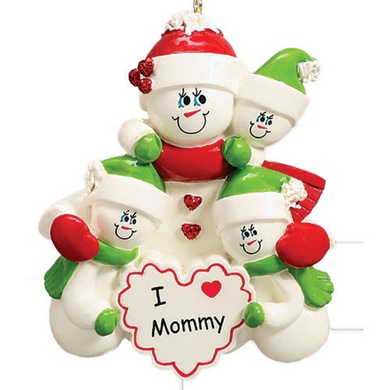 Personalized Single Mom Ornament Mother and Child Christmas Etsy