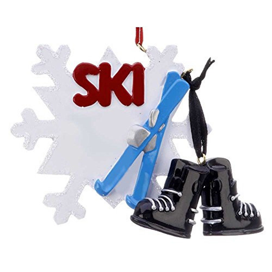 Personalized Skiing Ornament Ski Christmas Ornament Custom Etsy