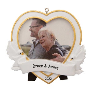 Personalized Memorial Ornament, Memorial Christmas Ornament, Custom Heaven Ornament with Name, Loving Memory Ornament, Family Memorial Gift