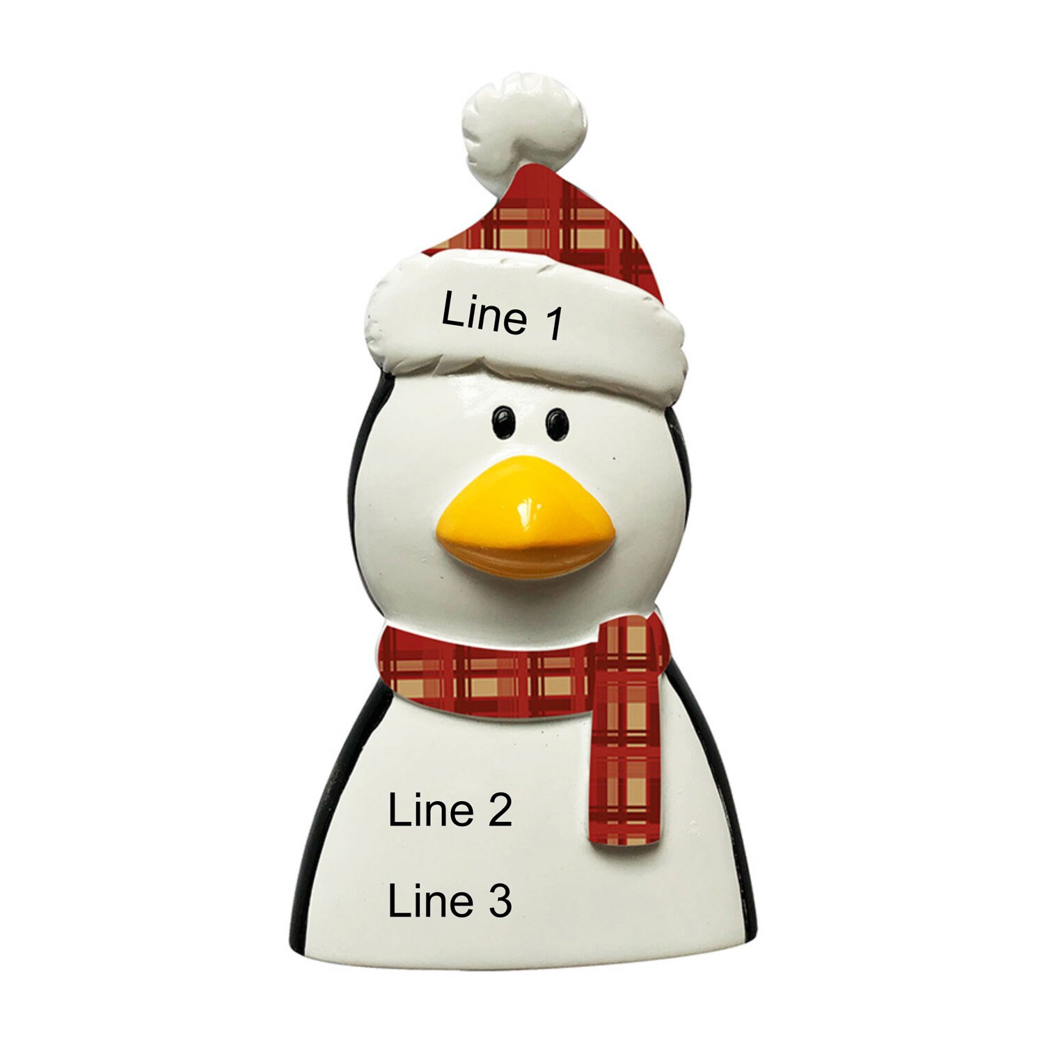 Personalized Penguin Christmas Ornaments Penguin Ornaments Etsy Denmark