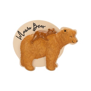Mama Bear Ornament, Mom Ornament, New Mom Gift, Baby Shower Gift, Personalized Gift, Baby Bear Ornament, Gift For Mom, Mother Ornament