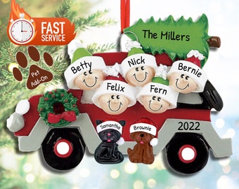 Addobbo natalizio personalizzato per auto 2024, addobbo natalizio per la famiglia, decorazioni natalizie, decorazioni per l'albero di Natale, addobbo natalizio per la famiglia