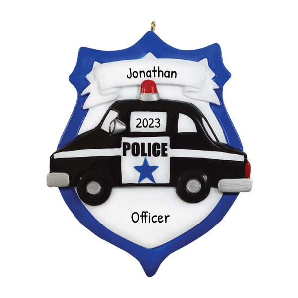 Police christmas ornament