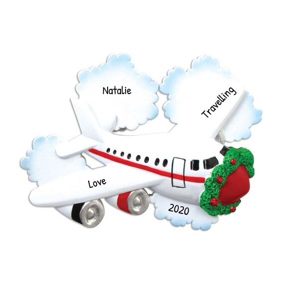 airplane christmas ornament