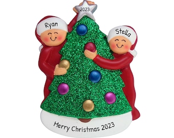 Personalized Couple Christmas Ornament
