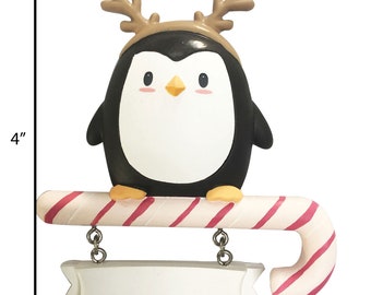 パーソナライズされたペンギンのクリスマスオーナメント - ペンギンの