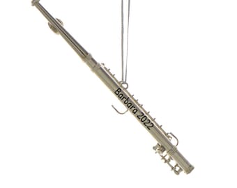 Flute Ornament, Christmas Ornament, Music Ornament, Flute Player Gift, Band Ornament, Instrument Ornament, Music Gift, Flute Gifts, Xmas