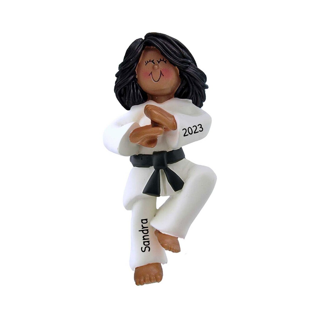 Personalized Martial Arts Ornament Karate Ornament, Taekwondo, Jiu