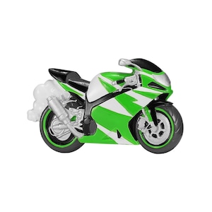 Green Motorcycle Ornament, Motorcycle Gift, Biker Ornament, Personalized Gift, Motorcycle Decor, Personalized Biker Gift, Motorbike Ornament