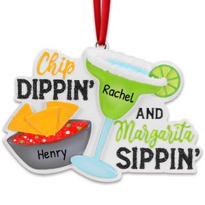 Personalized Alcohol Ornaments 2025 - Margarita Ornament Drinkable Christmas Shot Glass Ornaments Alcohol Themed Dippin and Sippin Ornaments