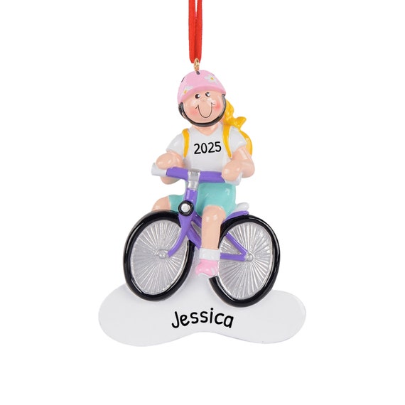 Personalized Bicycle Ornament 2023 Mountain Bike Ornament Dirt