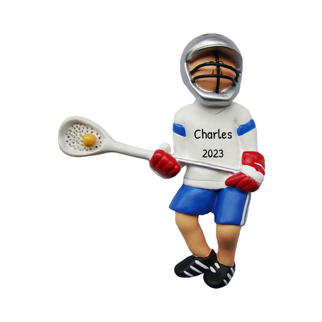 Personalized Lacrosse Ornaments for Christmas Tree Lacrosse Christmas