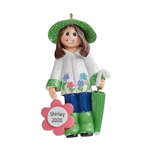 Personalized Gardening Ornament, Horticulture Ornament, Flower Gardener Ornament, Mom Gardener Ornament, Garden Lover Ornament, Mother Gift