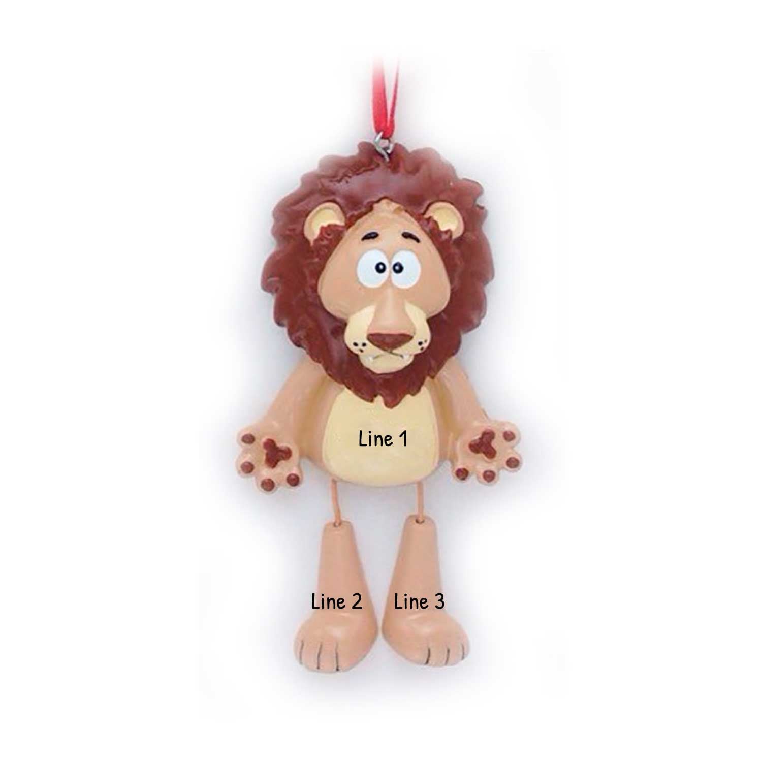 Personalized Zoo Animals Ornament Custom Name Christmas Etsy