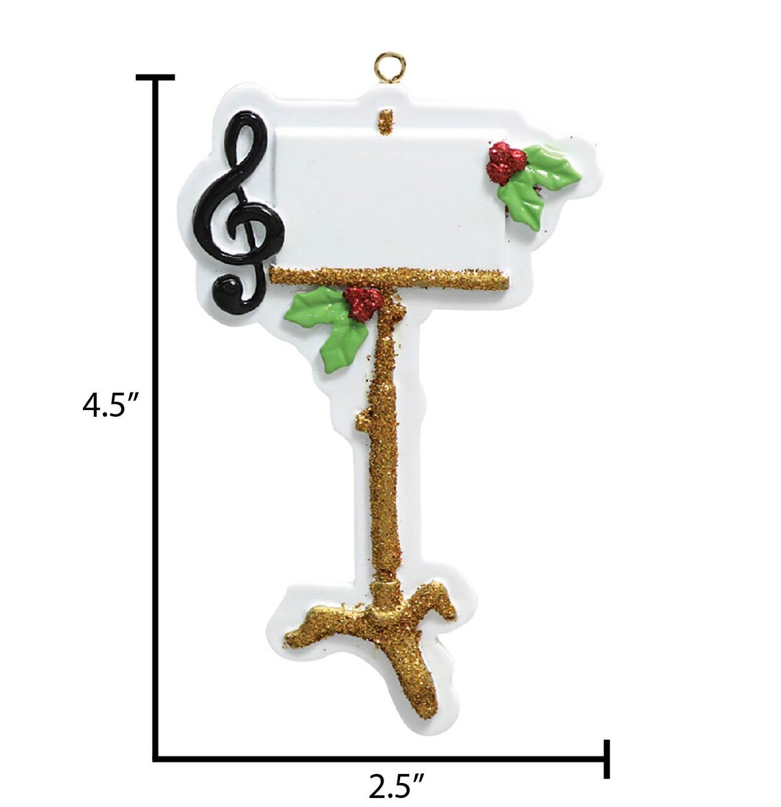Personalized Music Ornament Music Note Christmas Ornament | Etsy