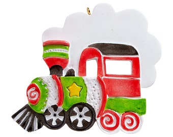 Personalized Locomotive Train Ornament 2024, Train Christmas Ornaments, Train Engine Ornament, Keepsake Ornament, Choo Choo Train Custom