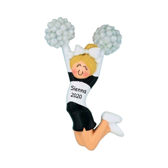Ornement de Noël de pom-pom girl personnalisé Cheer Captain Ornament, Pom  Pom Ornament Blonde Girl Black Uniform Personnalisation gratuite -   Canada