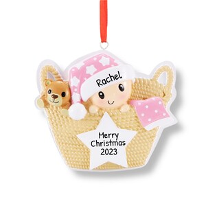 Baby Girl Ornament, Christmas Ornament, Custom Ornament, New Baby Ornament, Baby Shower Gift, My First Christmas, Christmas Gift, New Baby