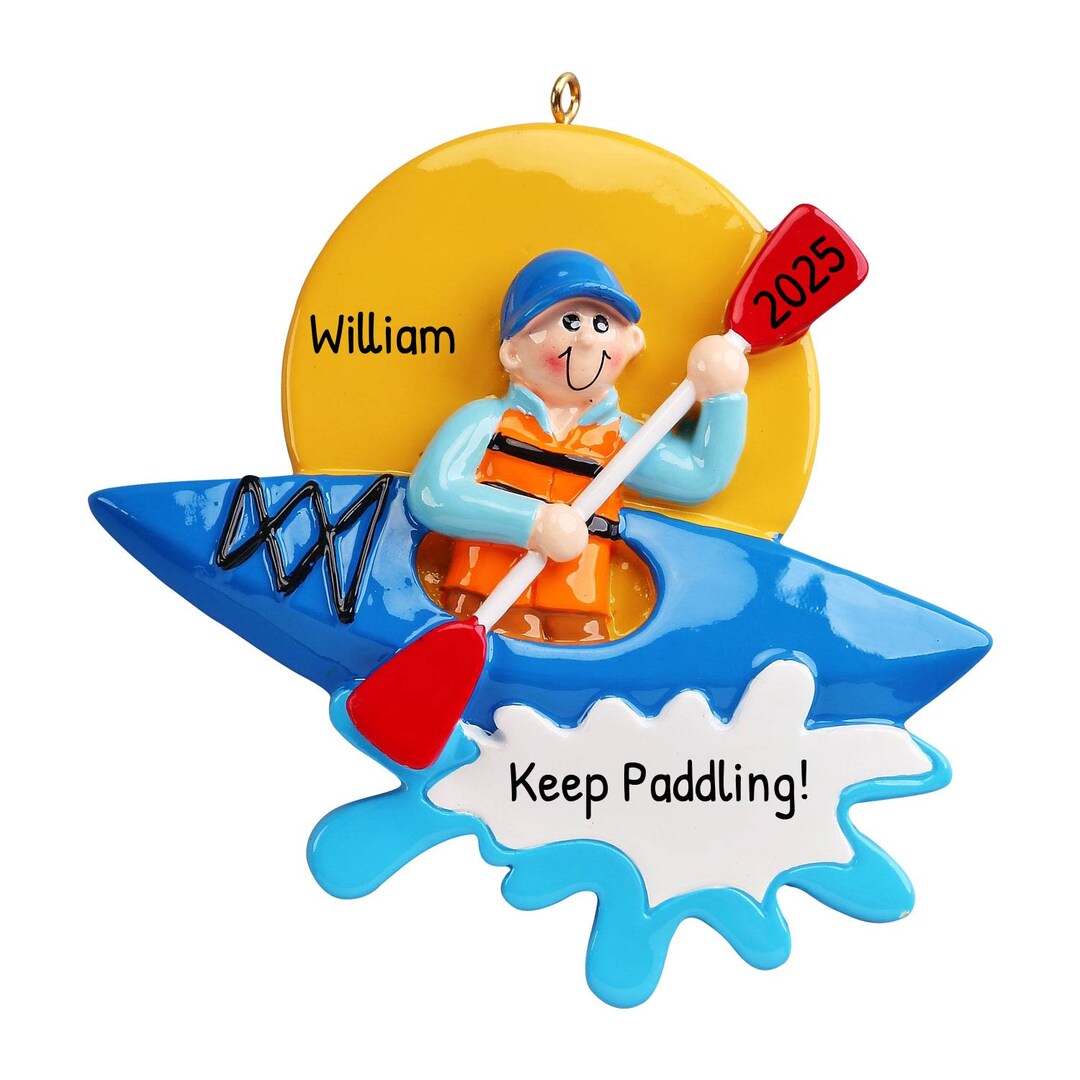 Personalized Kayak Ornament - Kayak Themed Gifts, Personalized Camping ...