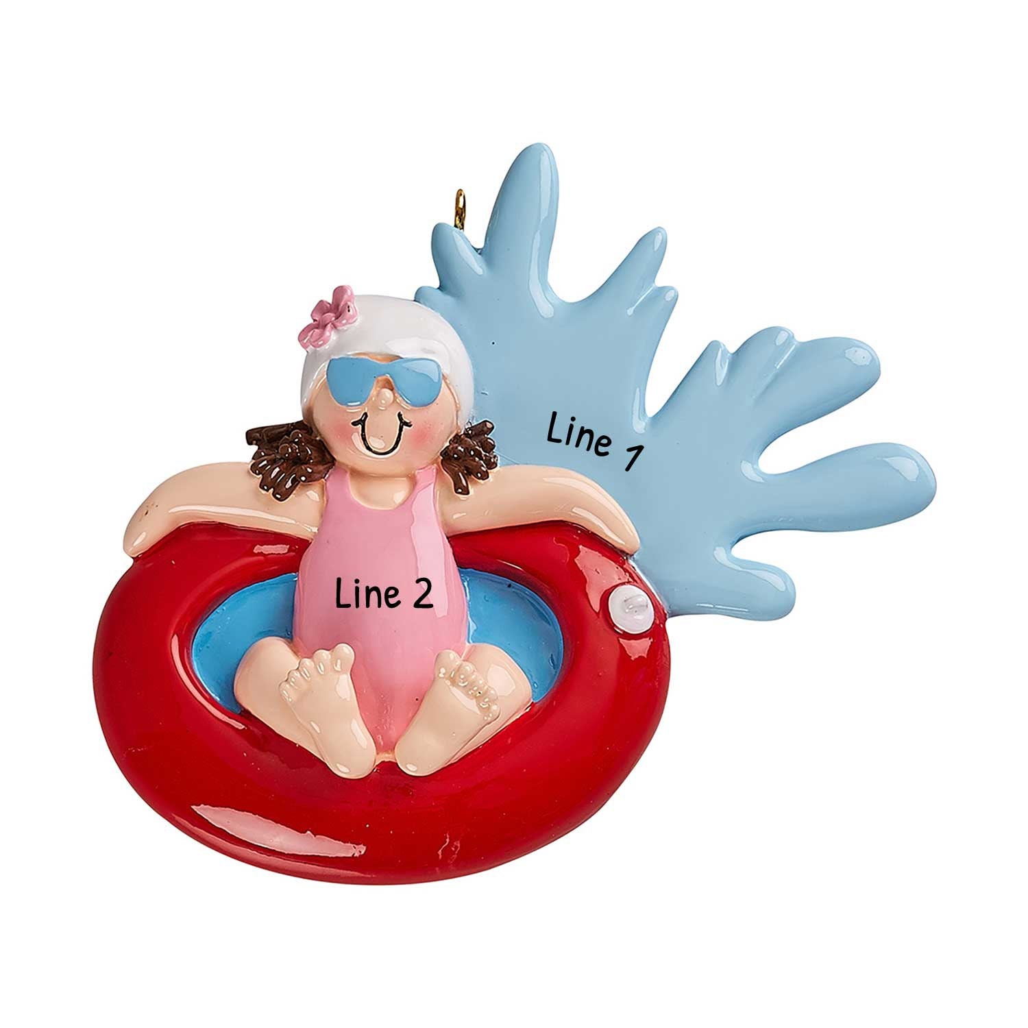 Personalized Inner Tube Ornament Tubing Christmas Ornament Etsy