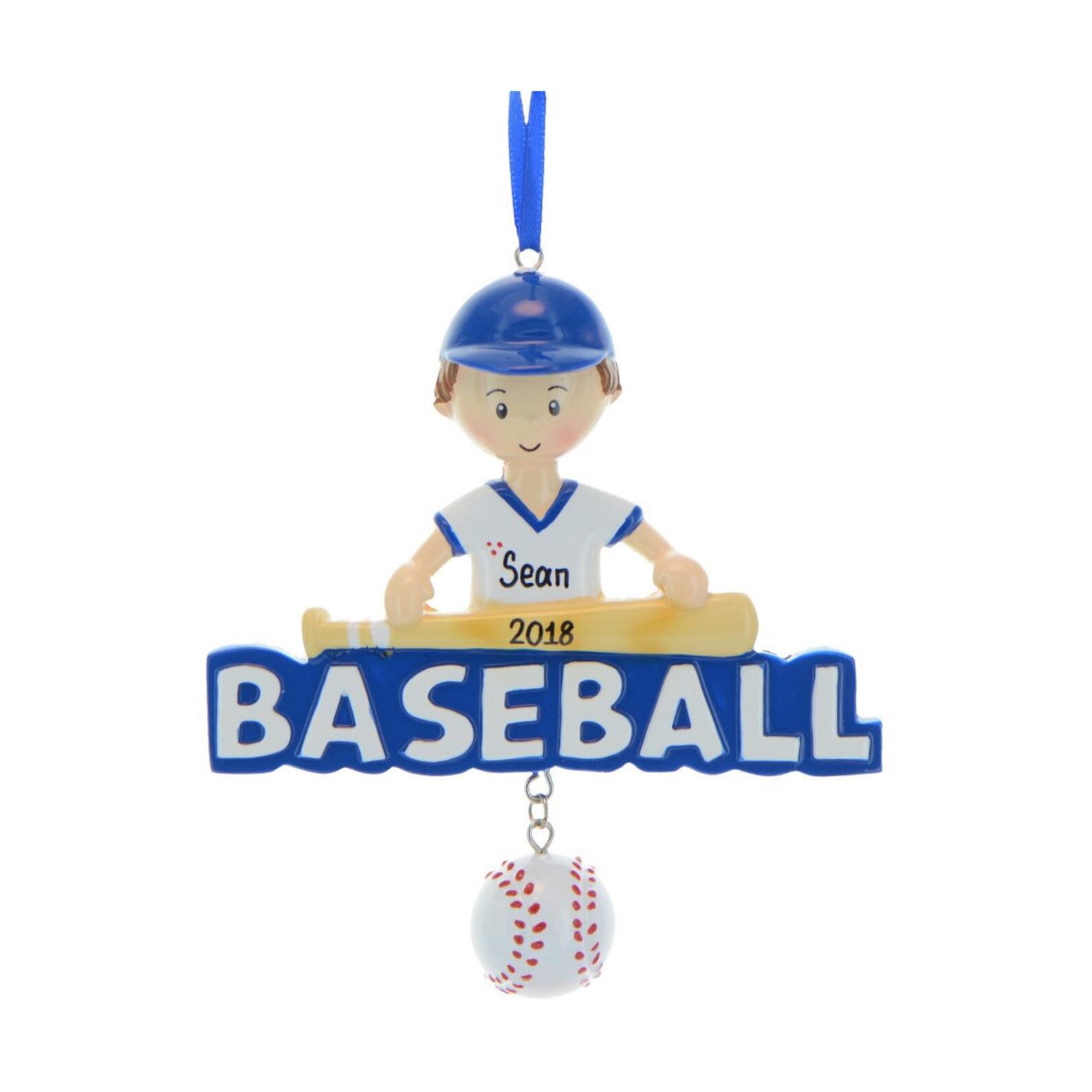 Personalized Baseball Boy Ornament Baseball Christmas Etsy