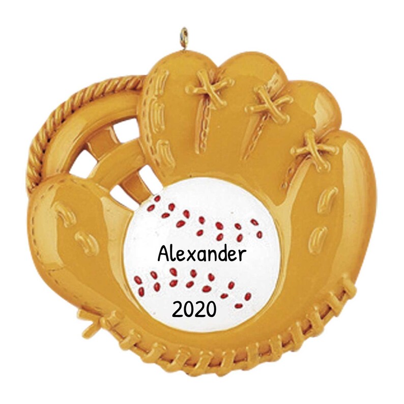 Hat 4.5x2.75 Personalized Baseball Ornament Baseball Christmas Ornament Custom Baseball Ornament,Sports Ornament,Gift for Baseball Boy