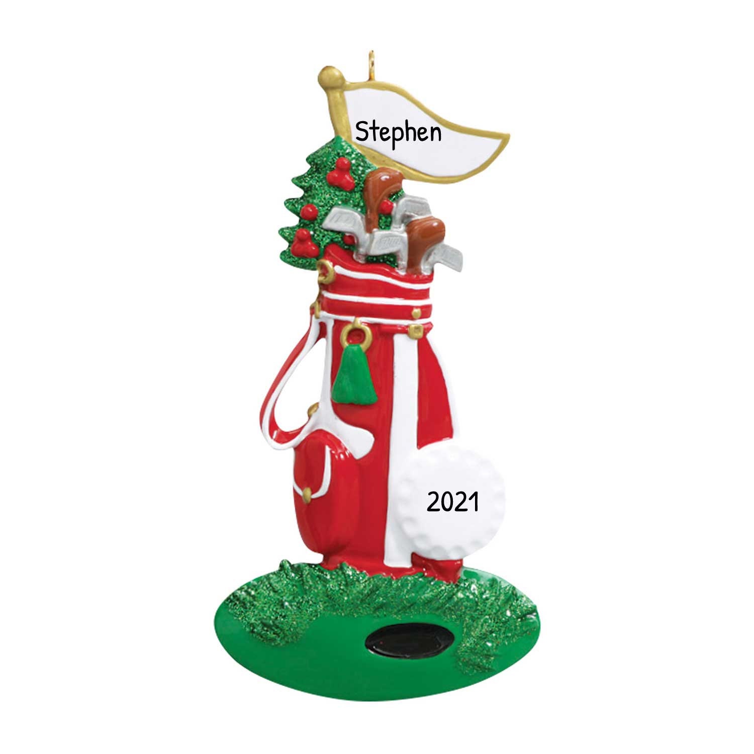 Personalized Golfer Ornament Golfer Christmas Ornament Etsy