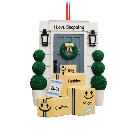 Personalized New Apartment Ornament with Moving Boxes - 2026 New Home Gift and Hanging Decor For First Apartment - Moving In Keepsake