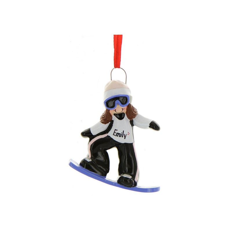Snowboard Christmas Ornament 