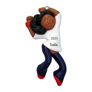 Personalized Dance Ornament - Hip Hop Commemorative Resin Ornaments, Workout Ornament - Hip Hop Black - Free Customization