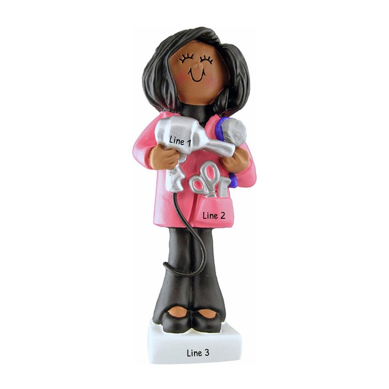 Personalized Hairdresser Ornament 2024, Hairdresser Gift, Hairstylist Ornament, Customized Ornament, Beautician Gift, Best Hairdresser image 2