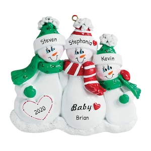 Personalized Baby Expecting Ornament 2023, Expecting Family Ornament, Pregnant Family Of 4 Ornament, Pregnancy Ornament, Christmas Gift
