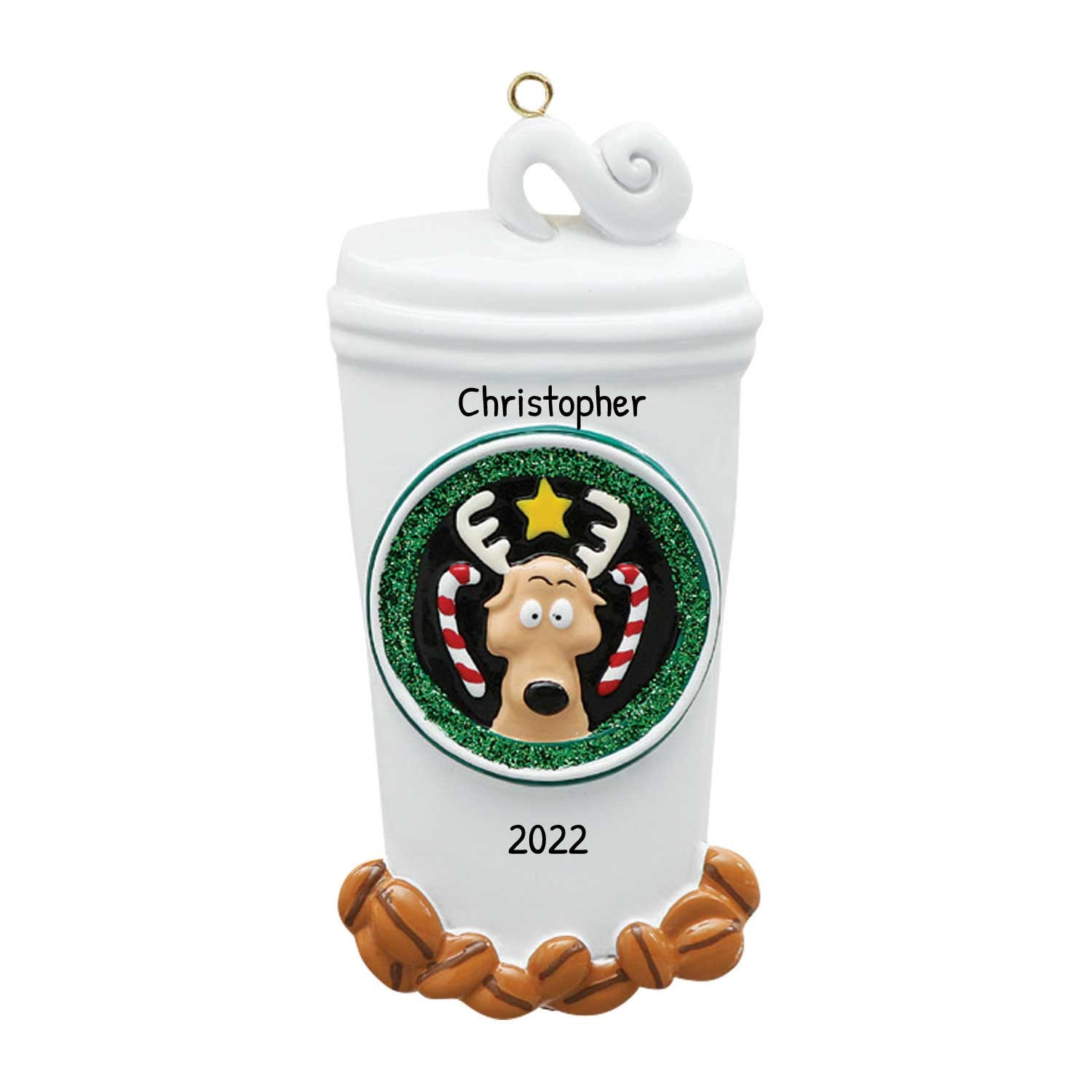 Starbucks Christmas Ornaments from 2019 (Set of 2) - Ceramic Merry Coffee  Design