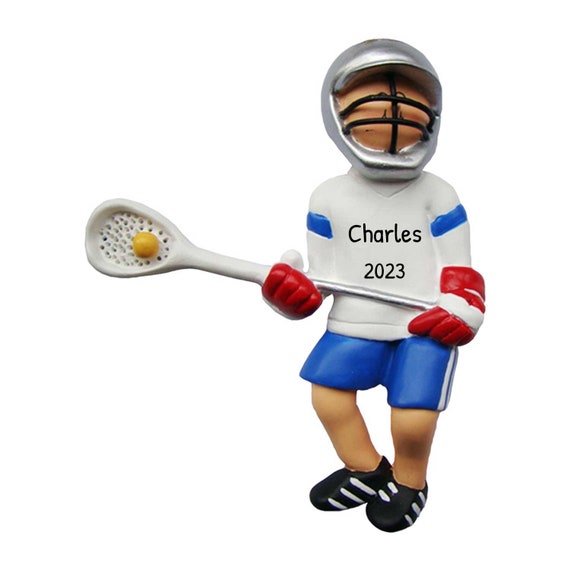 Personalized Lacrosse Ornament Lacrosse Christmas Ornament Etsy