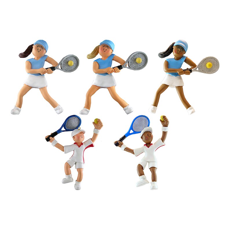 Personalized Tennis Ornament Tennis Girl Christmas Ornament Etsy