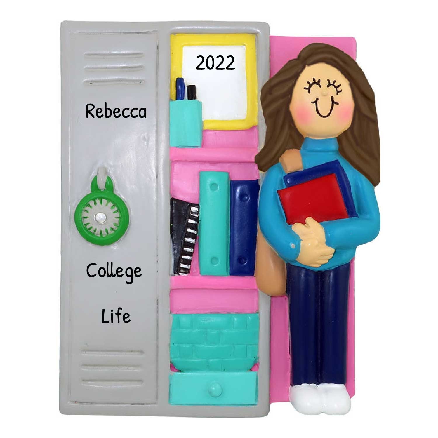 Personalized Dorm Ornament College Christmas Ornament Custom Etsy