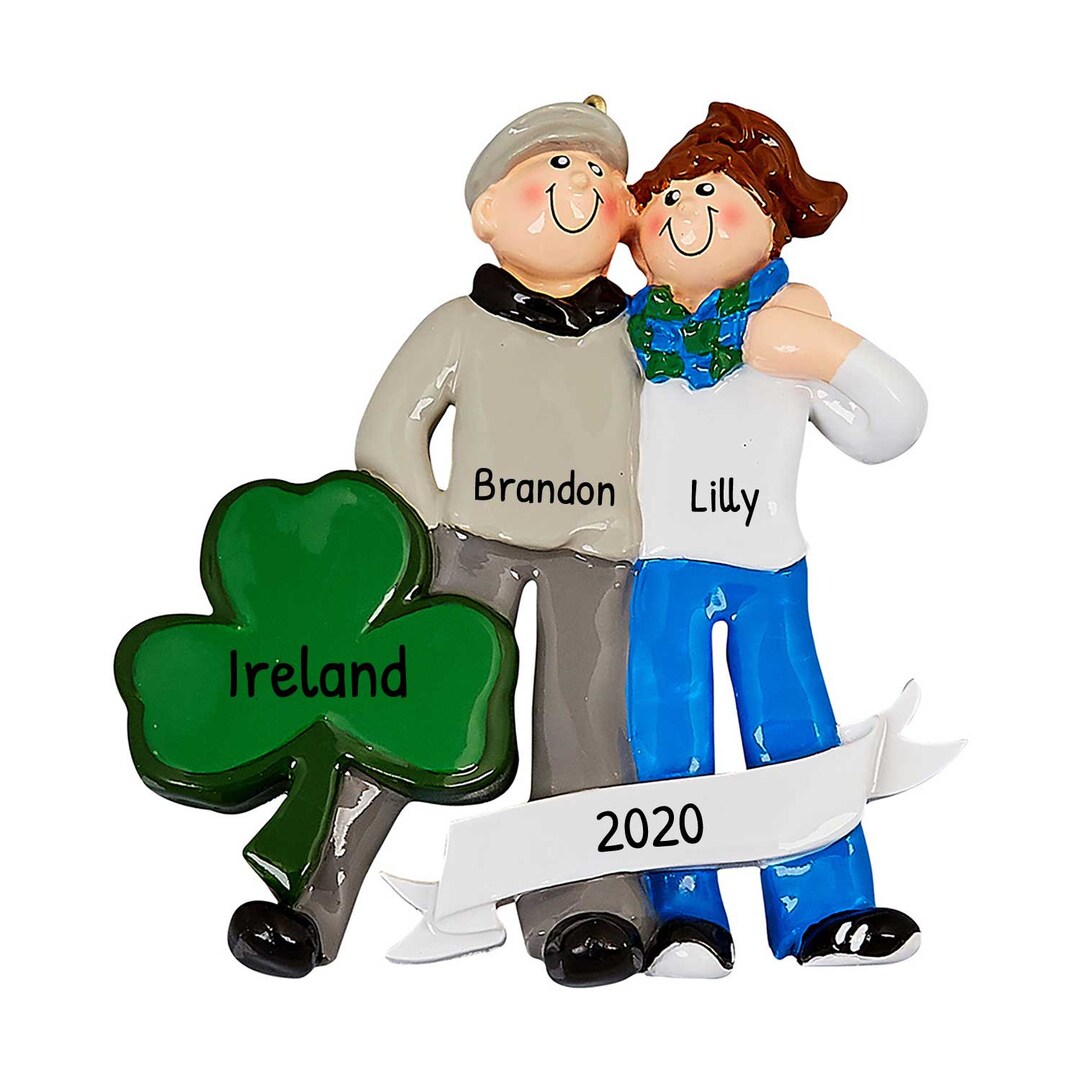 Personalisierte Weihnachtsschmuck für Paare Etsy.de