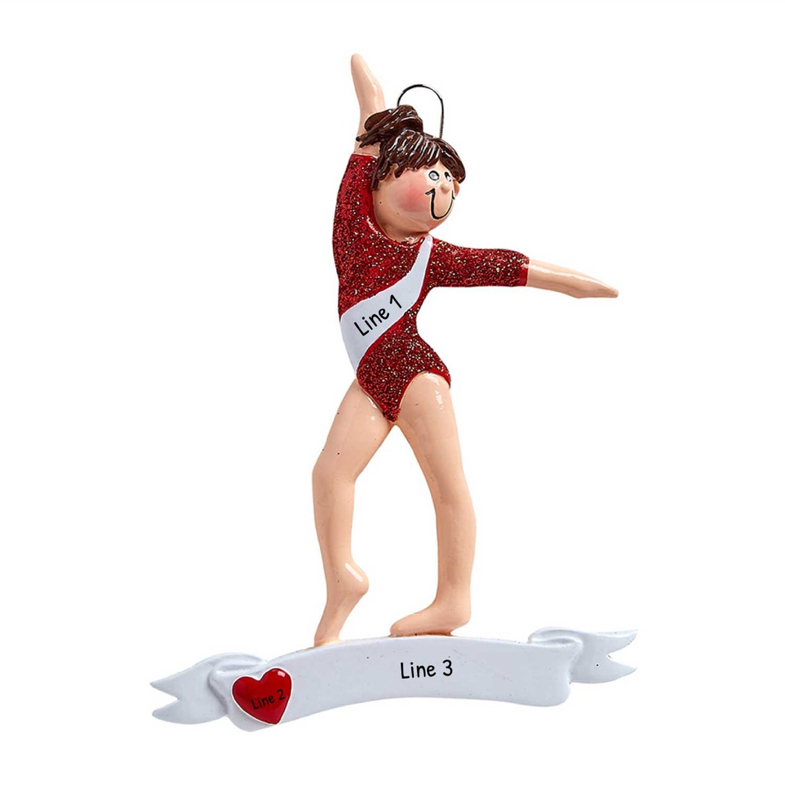 Gymnastics Christmas Ornament 