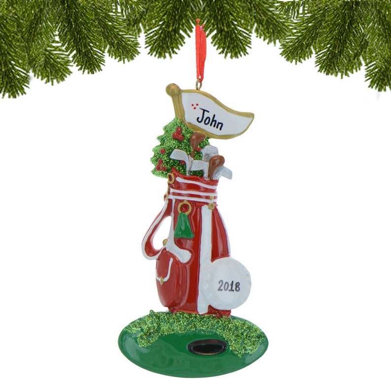 Personalized Golf Ornament Golfer Christmas Ornament Custom Etsy Personalized Golf Ornament Golfer Christmas Ornament Custom Etsy