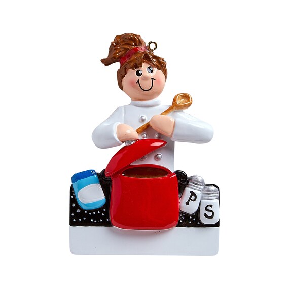 Personalized Chef Ornament Best Chef Christmas Ornament Etsy