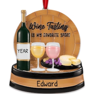 Personalized Alcohol Ornaments 2025 - Wine Ornaments Drinkable Chirtsmas Ornaments Shot Glass Wine Bottle Ornament Liquor Ornament
