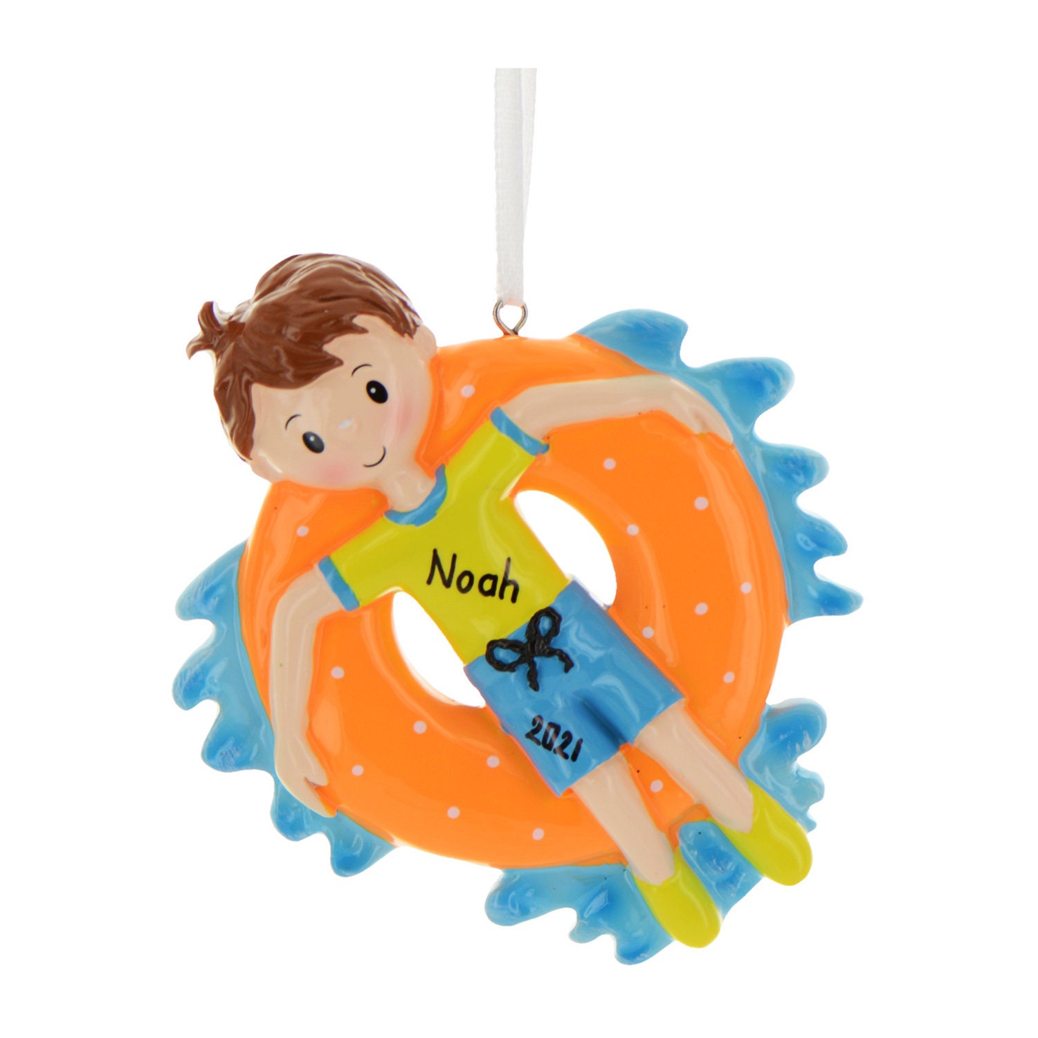 Personalized Inner Tube Ornament Tubing Christmas Ornament Etsy